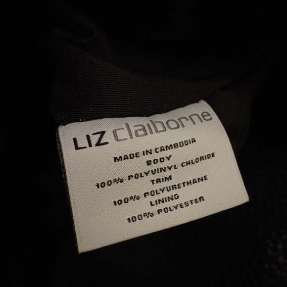 Liz Claiborne Shoulder Bag Black White - Picture 5 of 5